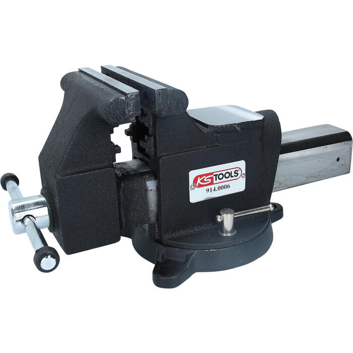 Skrūvspīles ar grozāmu pamatni 150mm 914