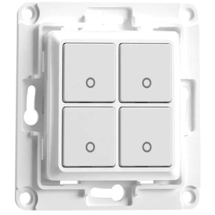 Shelly viedais gaismas slēdzis, Wallswitch4White, balts