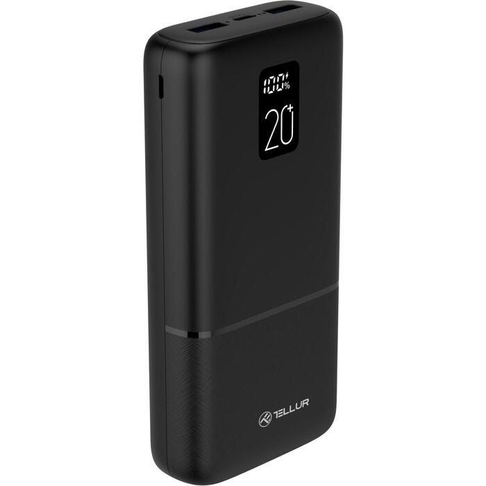 Tellur Lādētājs-akumulators PD202 TLL158351, 20000mAh/74Wh, 22