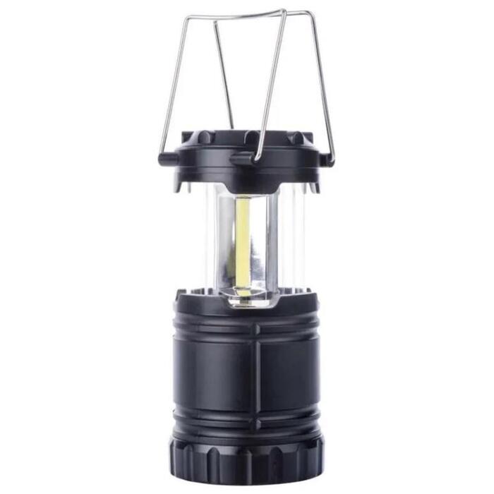 Emos COB LED кемпинговый фонарь P4006, 300 лм, 3x AA, черный, пластик, 5 ч, 15 м, 1 режим (P4006)