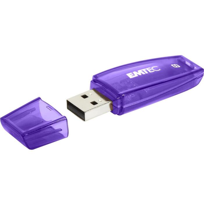 Emtec USB флешка ECMMD8GC410, 8GB, USB 2.0, 120Mbps, 40Mbps, фиолетовый, пластик (ECMMD8GC410)