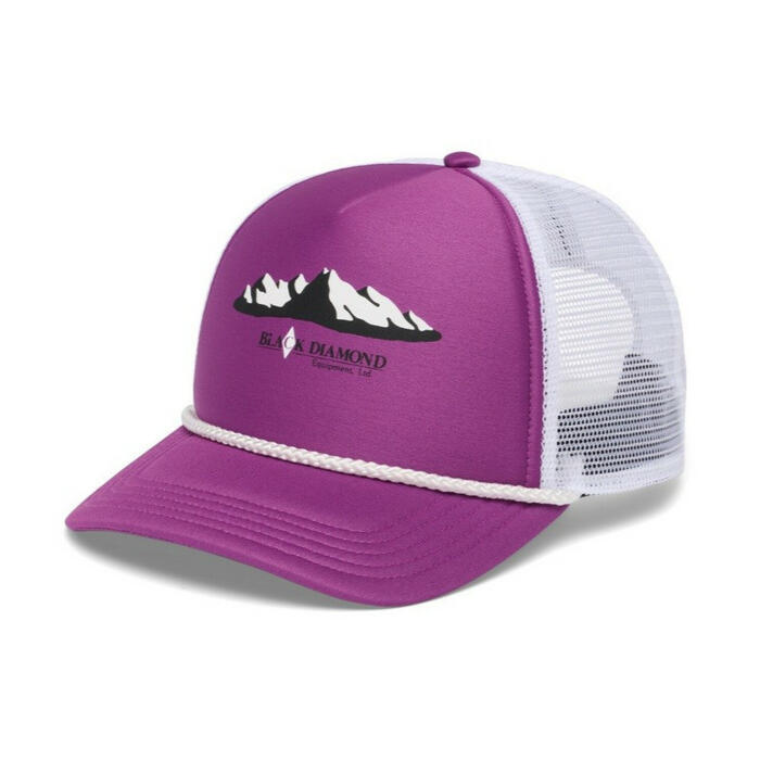 Cepure FLAT BILL TRUCKER HAT, BLACK