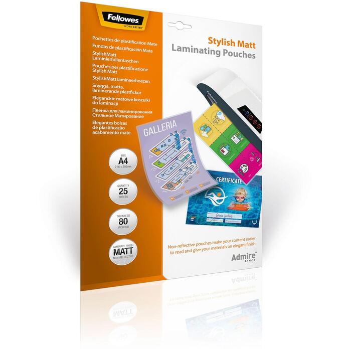 LAMINATING POUCH A4/25PCS 5602101 FELLOWES (5602101)