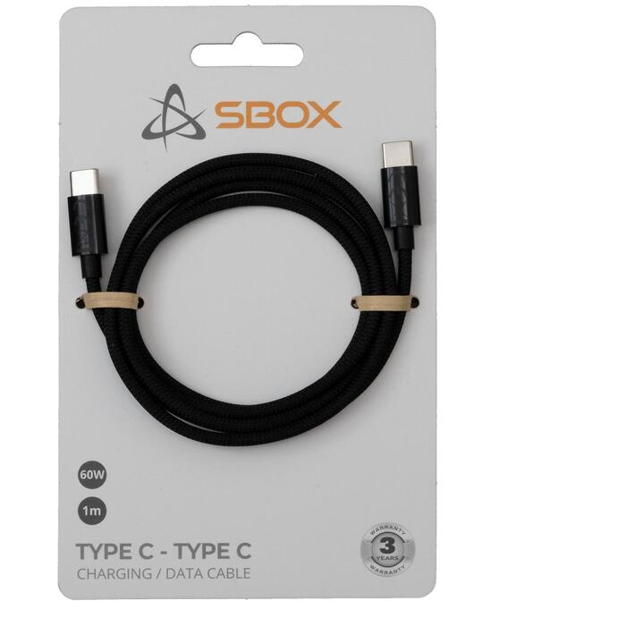 Sbox USB kabelis TYPEC-1-B, 1m, 480