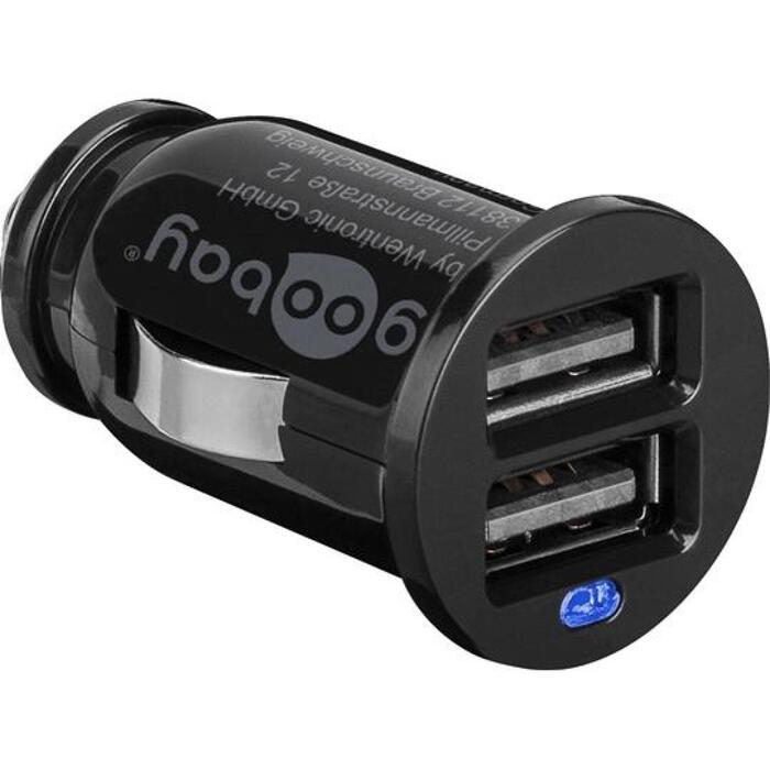 Goobay Automašīnas lādētājs 44177, 2x USB