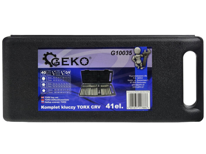 Geko Uzgaļu komplekts G10035, 41gb, 4-12mm