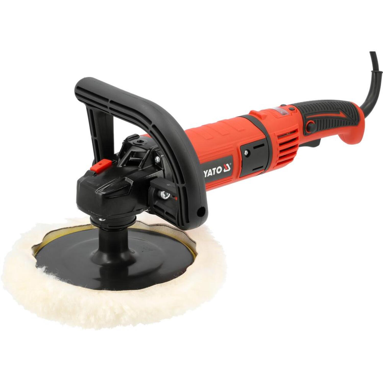 Yato pulētājs YT-82198, 1400W, 600-3200 min⁻¹, 180mm, M14, 230-240V, 50Hz, maigs starts, elektroniska ātruma regulēšana (YT-82198)