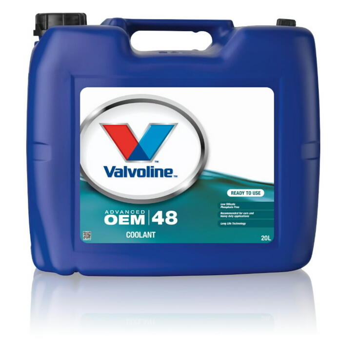 Dzesēšanas šķidrums OEM Advanced 48 RTU 20L, VALVOLINE, 892123, -36°C, TL 774-C: VW / Audi / Seat / Skoda (892123)
