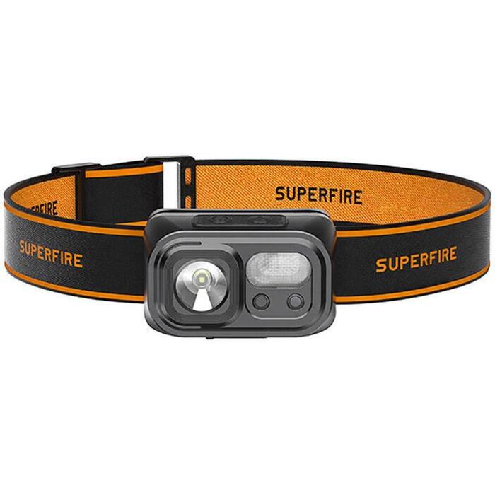 Superfire gaismas lampa HL23-S, 350lm, USB-C