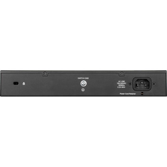 D-Link коммутатор DGS-1100-16V2/E, 16x 10/100/1000 Mbps, 32 Gbps, 23.81 Mpps, L2, управляемый, настольный, монтажный комплект (DGS-1100-16V2/E)