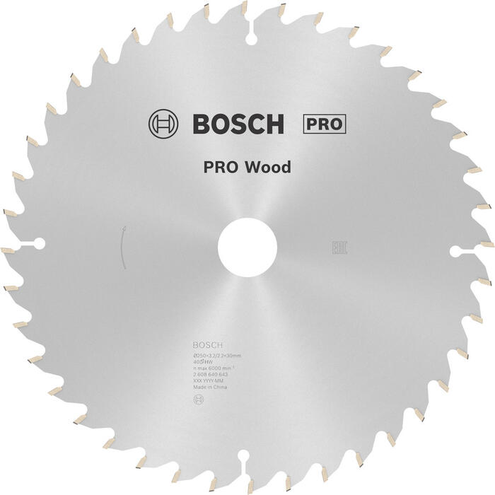 Ripzāģa disks 250x30 mm Optiline Wood