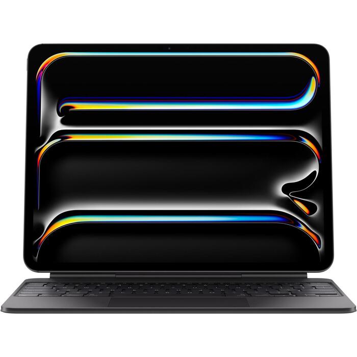Apple Magic Keyboard для iPad Pro 13 дюймов (M4) MWR53Z/A, QWERTY, черный, USB-C, 14 функциональных клавиш (MWR53Z/A)