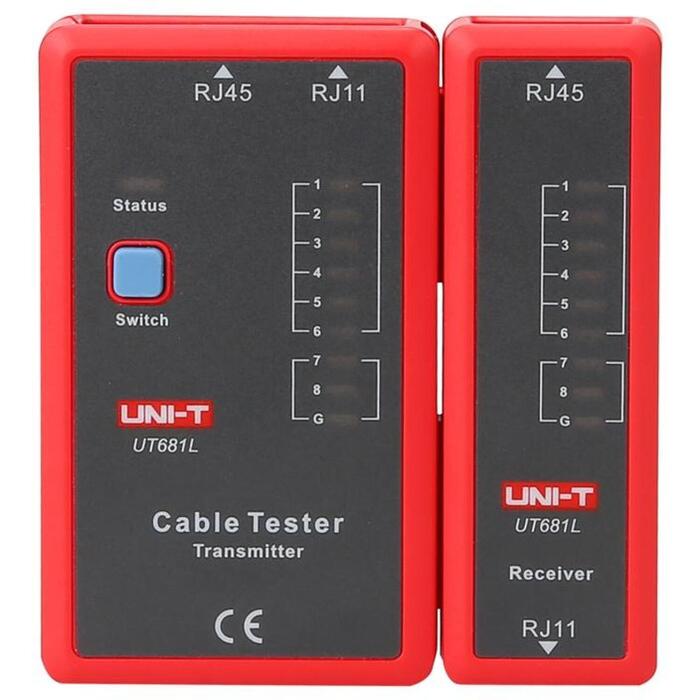 Uni-T UT681L tīkla kabeļu testers, 9V