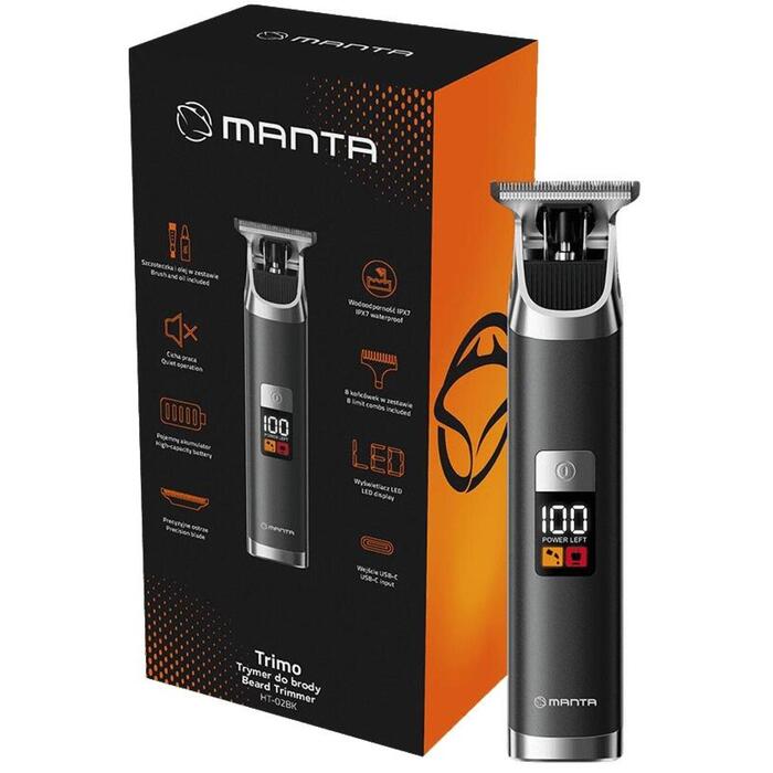 Manta Matu trimmeris HT-02BK, 8 uzgaļi