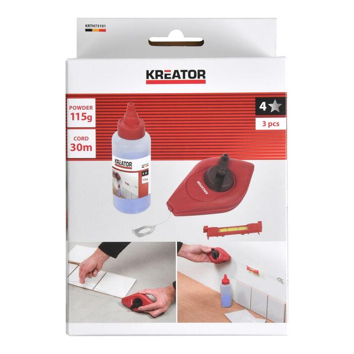 Krīta auklas komplekts, KREATOR, KRTH73101, 30