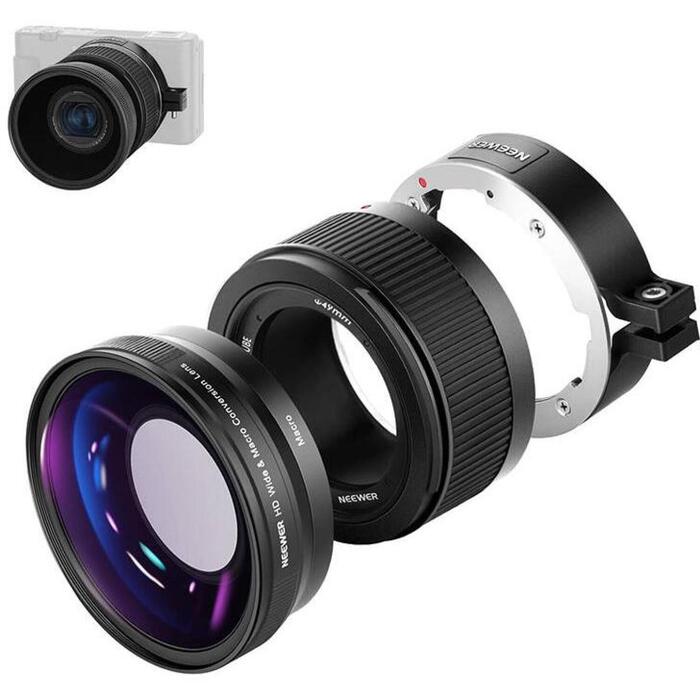 Neewer platleņķa un makro objektīvs Sony