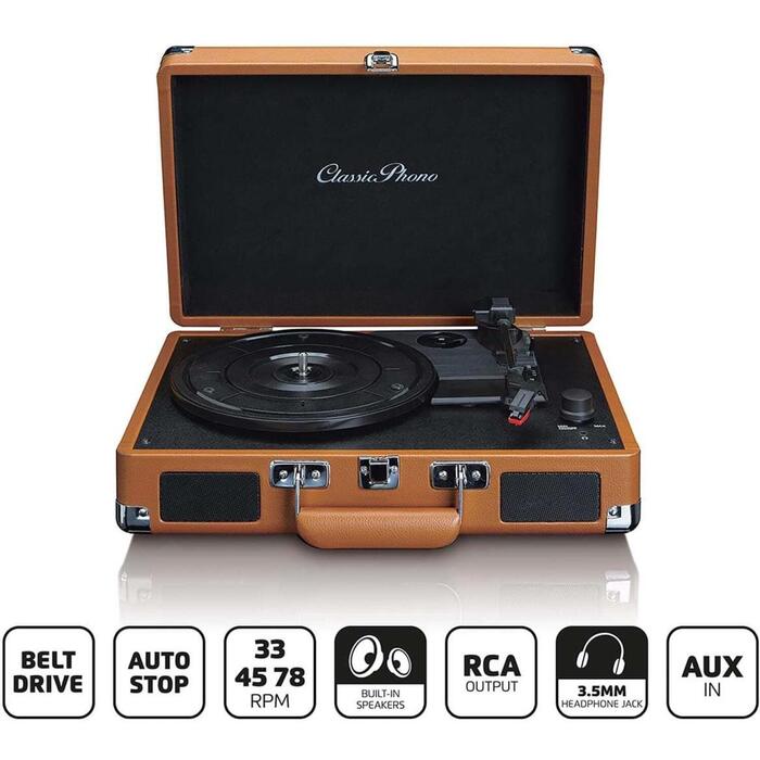 Lenco TT-10BN plašu atskaņotājs, 33/45/78 RPM