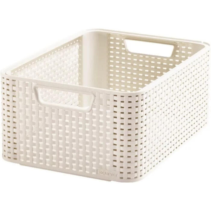 Curver ящик Style M 0803615885, 38,6x28,7x17см, пластик, 2 ручки, белый (0803615885)