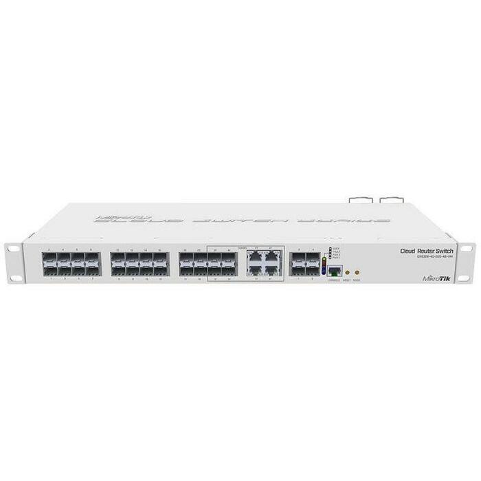 Mikrotik CRS328-4C-20S-4S+RM pārvaldāms komutators 20 SFP