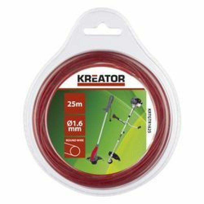 Trimmera aukla 1,6mm 25m, KREATOR