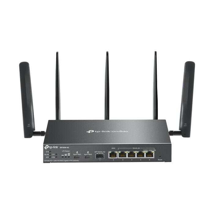 TP-LINK Omada ER706W-4G maršrutētājs, AX3000, 4G+