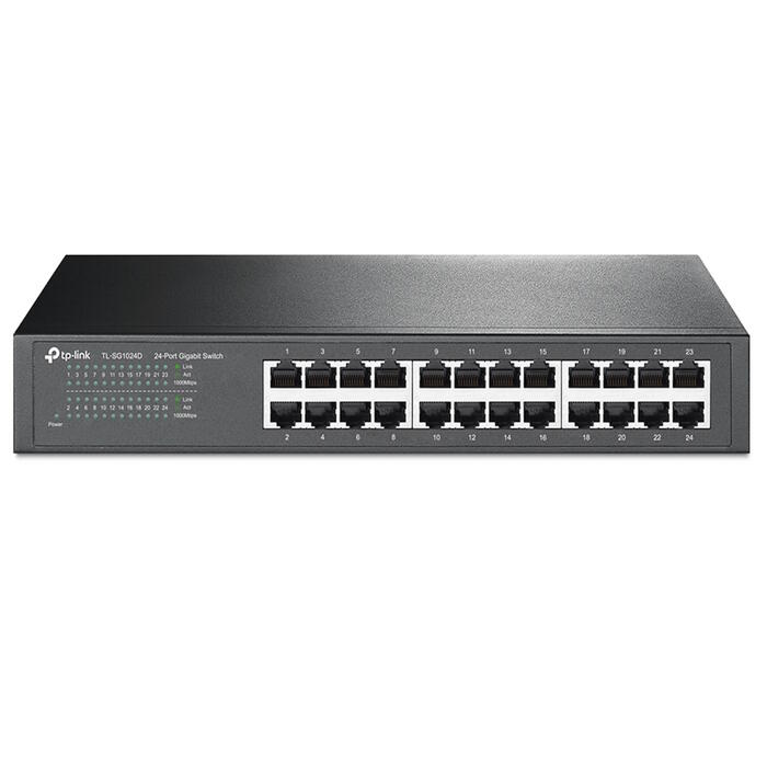 TP-Link TL-SG1024D tīkla komutators nepārvaldāms 24×