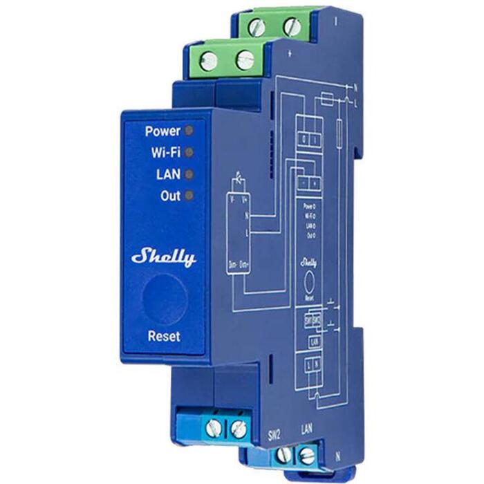 Shelly Pro Dimmer 0/1-10V PM gaismas
