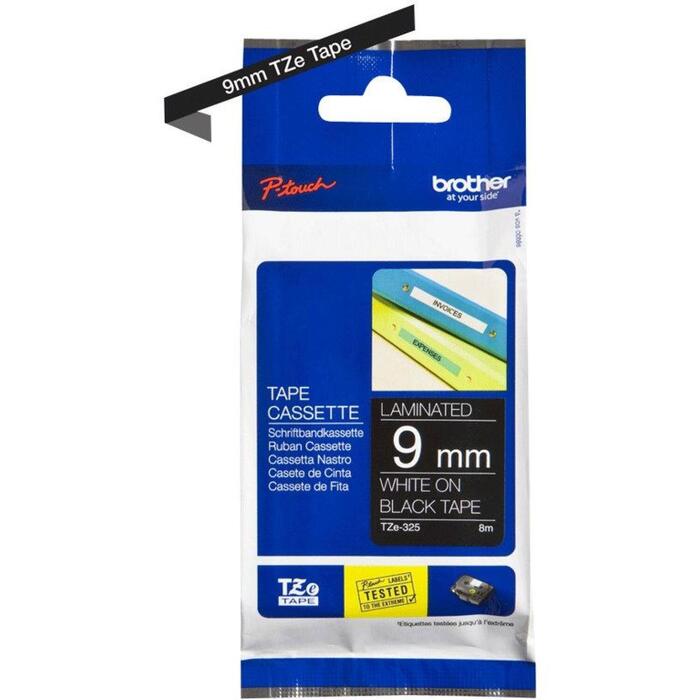 Brother marķēšanas lente TZE-325, 9mm, 8m
