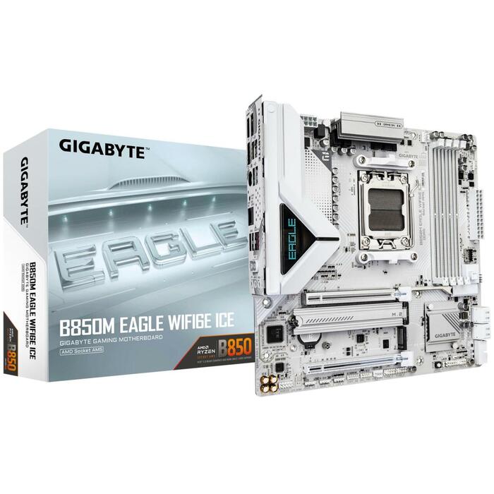 Gigabyte B850M EAGLE WF6E ICE mātesplate
