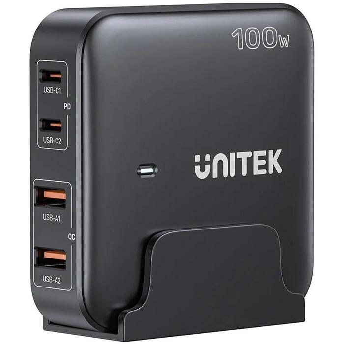 Unitek P1229ABK01-EU GaN tīkla lādētājs, 100W