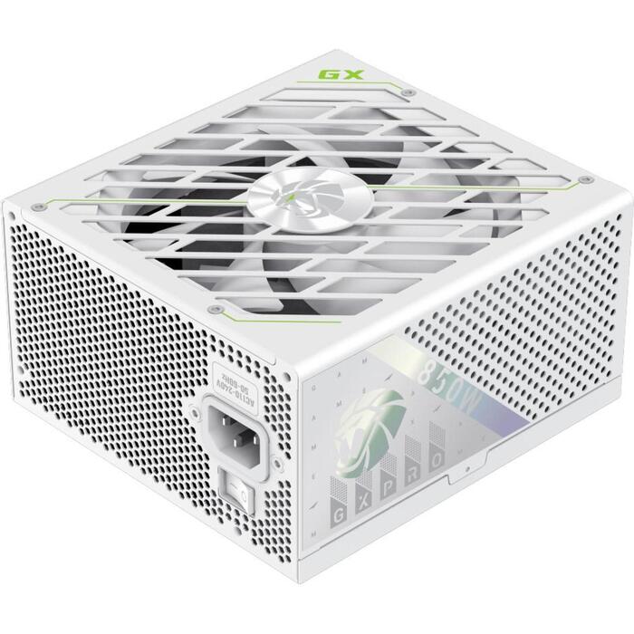 Gamemax barošanas bloks GX PRO 850G WH, 850 W, Zelta, Moduļu (GX PRO 850G WH)
