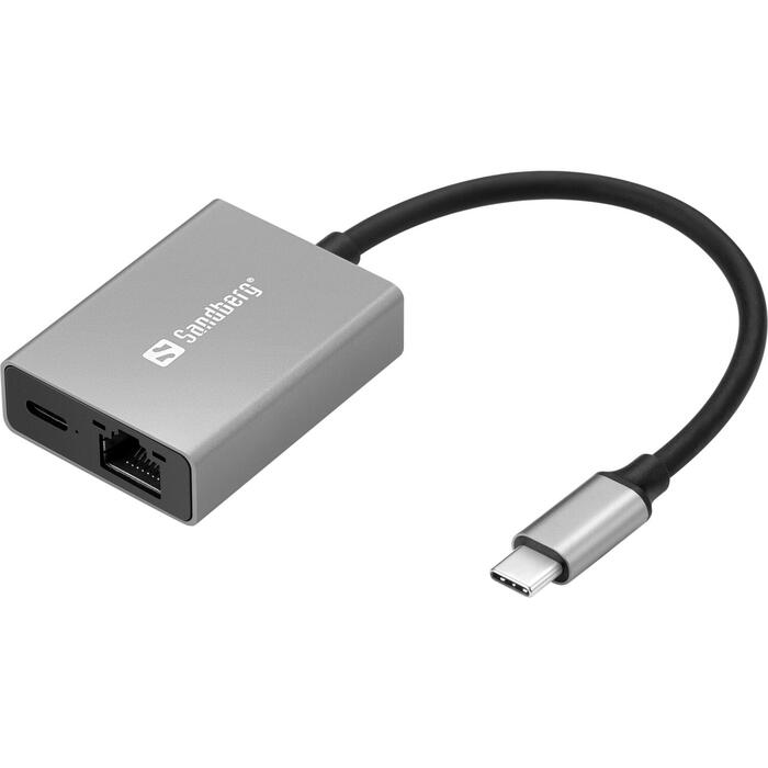 Sandberg USB-C Gigabit adapteris 136-60, 2xUSB