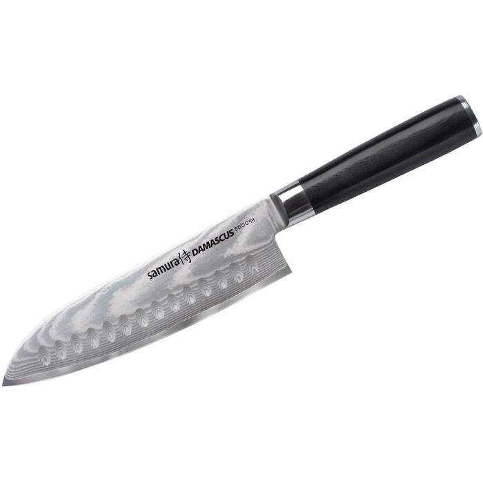 SAMURA DAMASKA Santoku nazis SD-0094, 7"