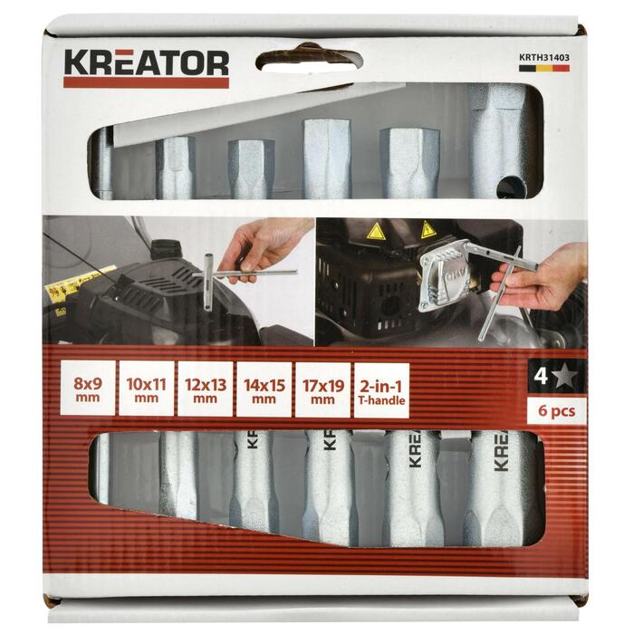 Kreator cauruļveida uzgriežņu atslēgu komplekts KRTH31403