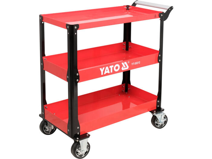 Yato YT-55212 darbnīcas ratiņi, 3 plaukti
