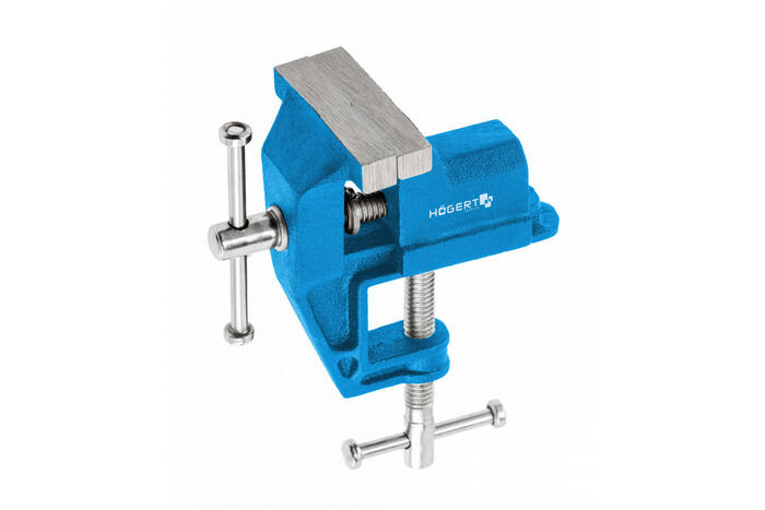 Hogert HT3B609 Modelēšanas skrūvspīles, 60mm, čuguns