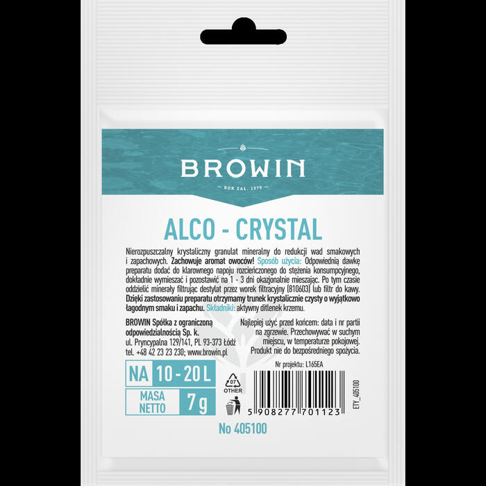Browin līdzeklis alkohola kvalitātes uzlabošanai 405100