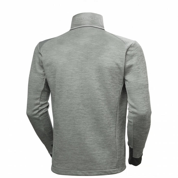 Helly Hansen свитер 72380_930-S, серый S, 260 г/м², молния YKK, нагрудный карман, карманы для рук, эластичные манжеты (72380_930-S)
