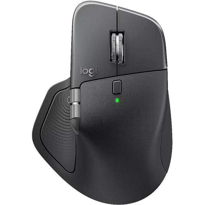 Logitech MX Master 4 pele 910-007562, 8000 DPI, 7 pogas, Bluetooth, USB, 10 m bezvadu diapazons, 650 mAh akumulators (910-007562)