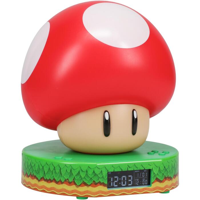 Paladone Super Mushroom Digital Alarm Clock