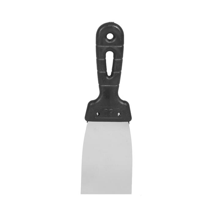 Nerūsējošā tērauda špakteļlāpstiņa 60mm, plastmasas rokturis