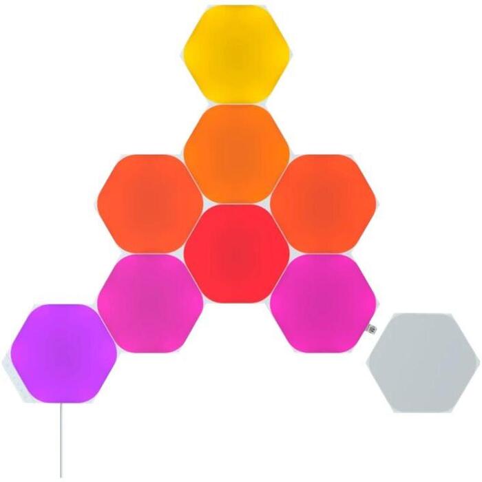 Nanoleaf formas melno sešu stūru sākuma