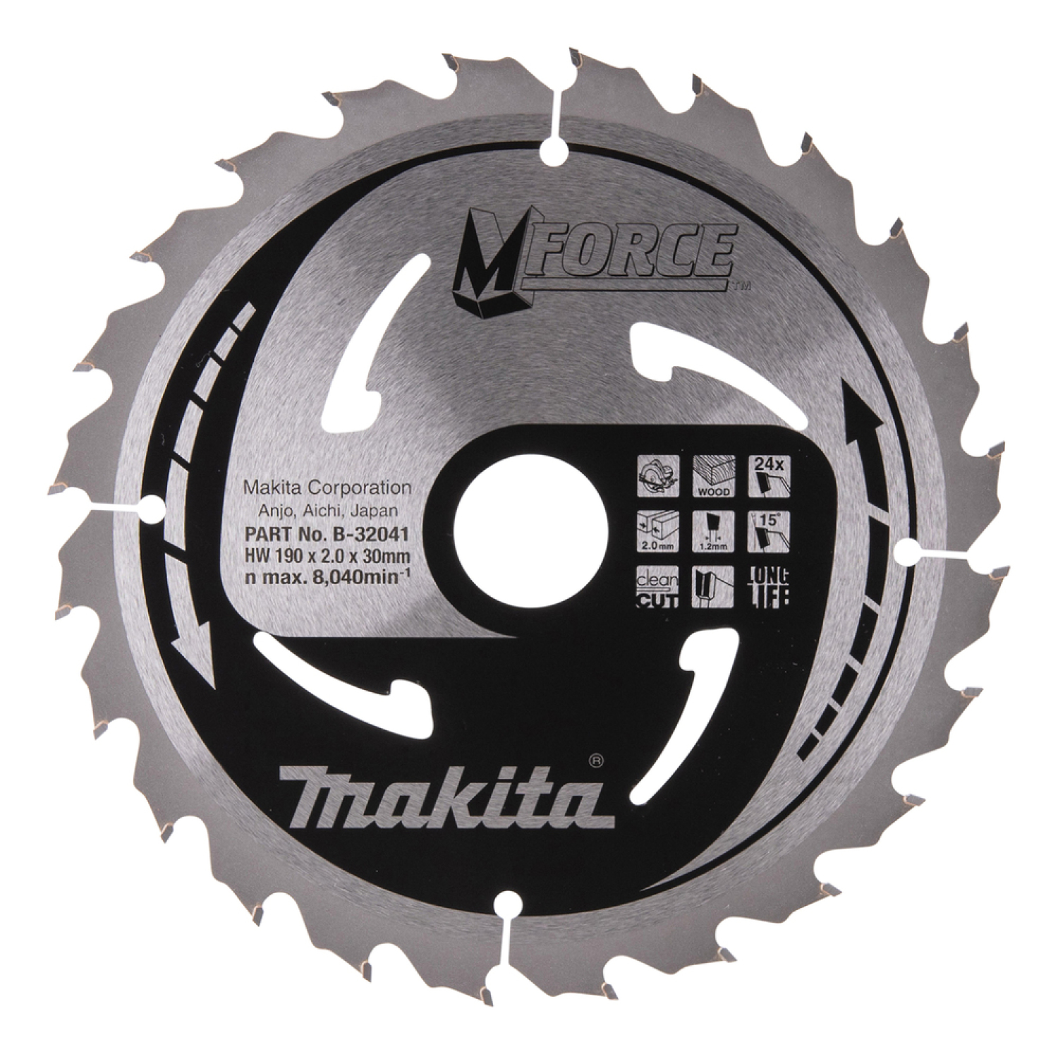 T.C.T. Zāģripa MAKITA B-32041
