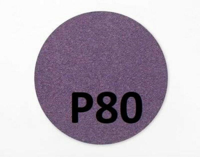 Velcro slīpēšanas disks 775L 125mm P80+
