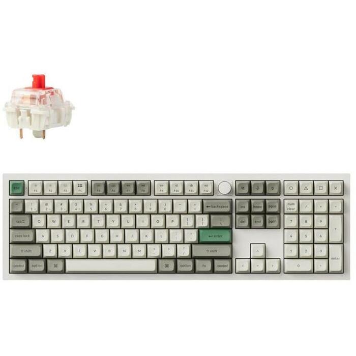 Keychron Q6M-P1 klaviatūra, RGB LED, 1000
