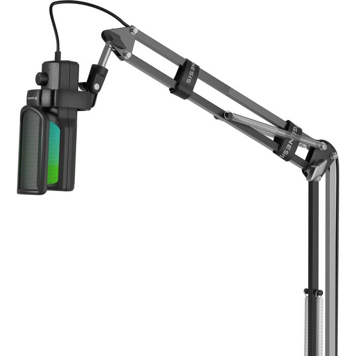 Genesis Radium 251 NGM-2354 mikrofons, USB-C, kondensatora, kardiīds, -40 dB, 50-16k Hz, RGB, trokšņu samazināšana (NGM-2354)