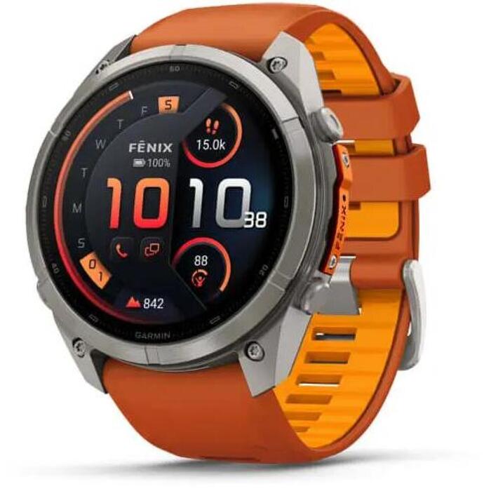Garmin viedpulkstenis Fenix 9 Pro 010-04337-01, 1.5 collu AMOLED, 466x466 pikseļi, 64 GB, 31 diena, 744 h, 10 ATM, titāna korpuss (010-04337-01)