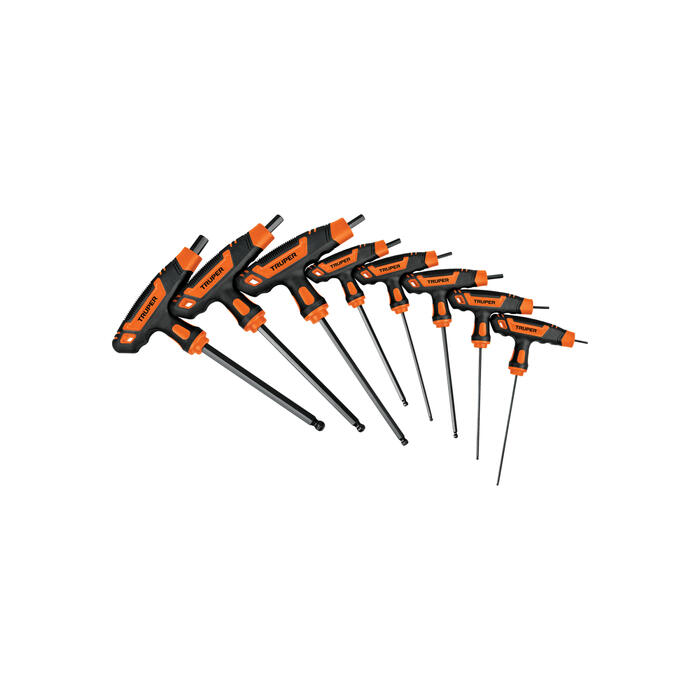 Sešstūra atslēgu komplekts 2-10mm ALL-8TMX Truper®