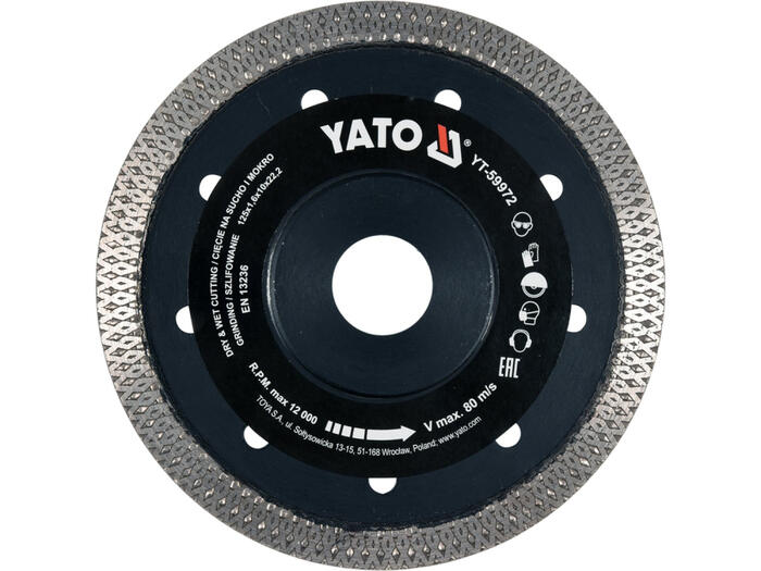 Yato Dimanta griezējdisks YT-59972, 125mm, 22