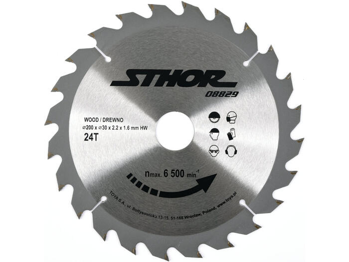 TCT BLADE FOR WOOD D200 T24